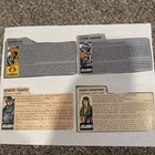 Vintage Gi Joe Arah 3.75 Action Figure File Card Lot