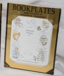 Vtg 18 Beatrix Potter Bookplates Frederick Warne 1984 Antioch UK