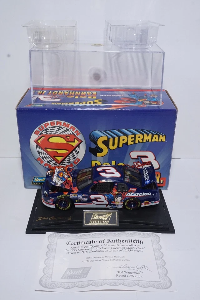1999 Dale Earnhardt Jr. AcDelco Superman 1/24 Revell NASCAR Diecast !!! - Image 2 of 4
