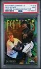 2025 Topps Chrome L/E  Fortune 15 Paul Skenes Green Refractor 24/99 LogoFractor