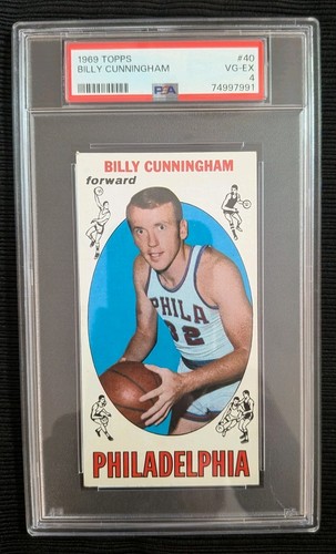 Billy Cunningham #40 1969 Topps card