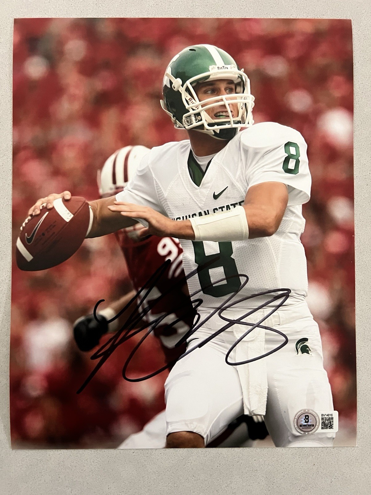 Kirk Cousins Autographed Signed Atlanta Falcons 8x10 photo Beckett BAS COA Michigan State Viking 