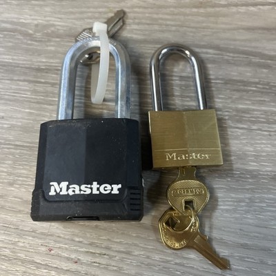 Lot Of Master Locks 2 Keys Each