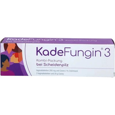 DR. KADE PHARMAZEUTISCHE FABRIK GMBH KADEFUNGIN 3 Kombip.20 g Creme+3 Vaginaltabl. 1 St PZN 03766139