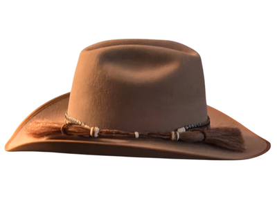 #ad #ad NEW Serratelli 4X Beaver Felt Cowboy Hat Size 7 3 8 59 Long Oval Buckskin $190.00