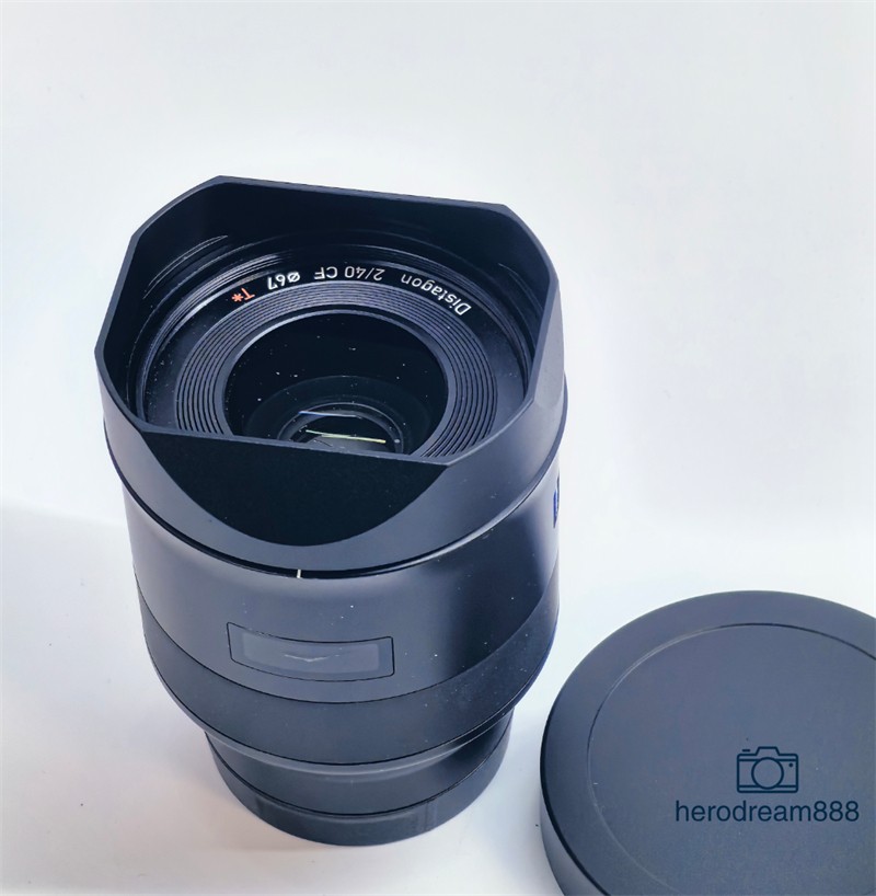 Lens Hood with Cap For ZEISS Batis 2 40mm F2 Aluminum Alloy Lens