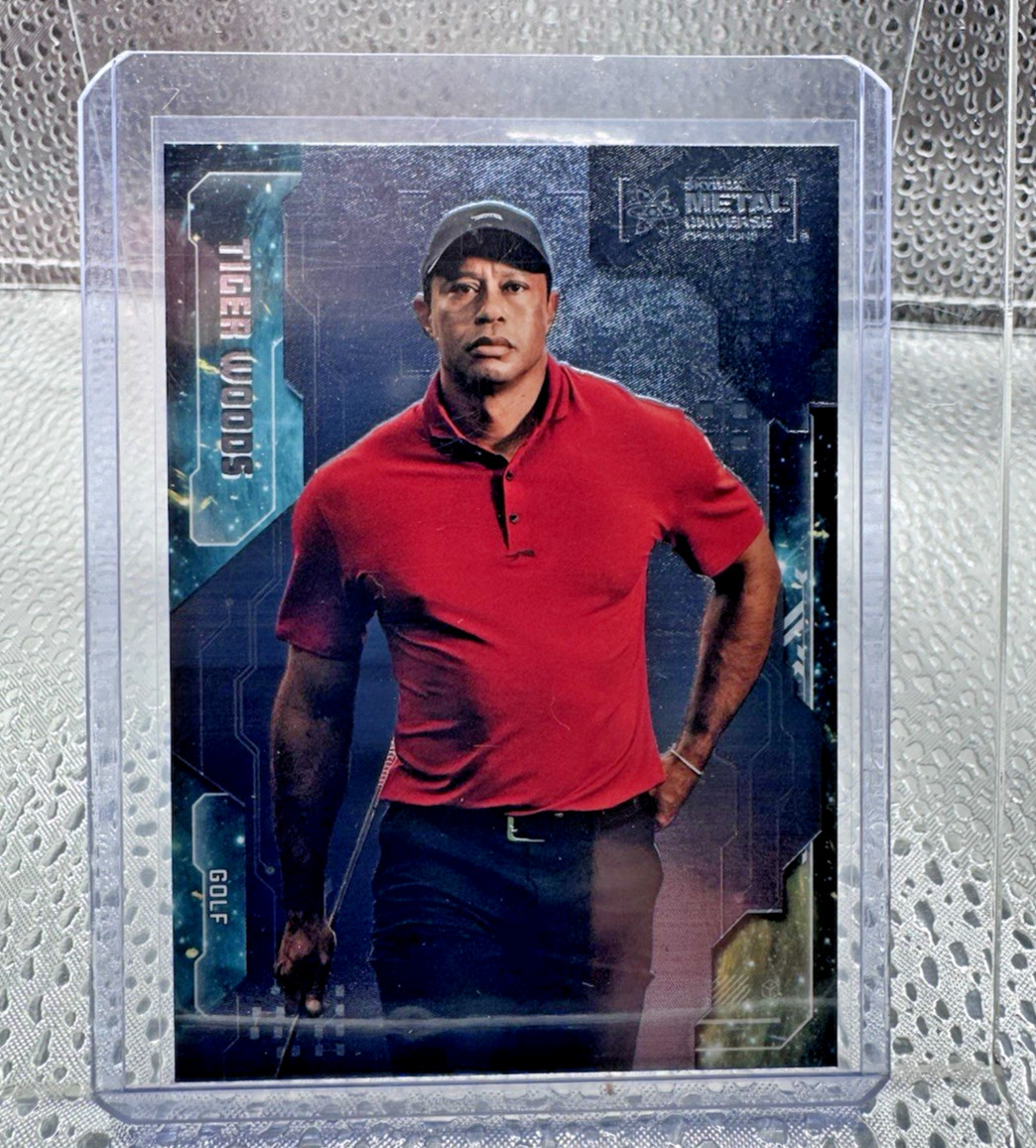 Tiger Woods  2-Card Lot 2003 Upper Deck #75 PSA 8 & 2024 Skybox MU #2 view 5