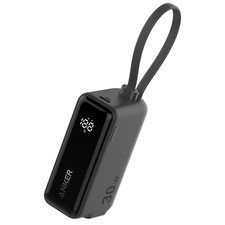 Anker Power Bank 30W, Fusion, Built-In USB-C Cable