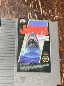 Jaws - This Time There&rsquo;s No Escape Nintendo Video Game ( Original NES 1987 )