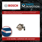 High Pressure Petrol Fuel Pump fits AUDI A5 8F, 8T3, 8TA 1.8 07 to 12 CABD Bosch