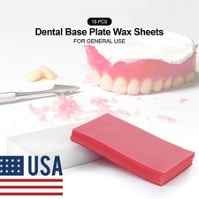 AZDENT Dental Lab Base Plate Wax Molding Casting Wax Sheet Denture Material