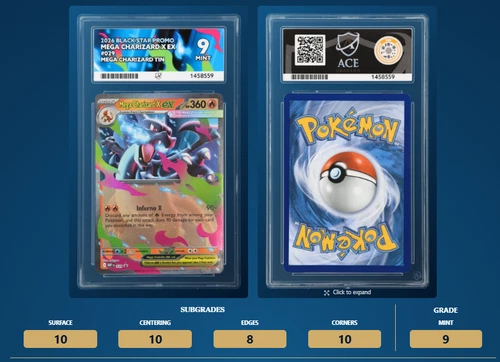 Mega Charizard X Ex | 023 Charizard Tin promo | ACE 9