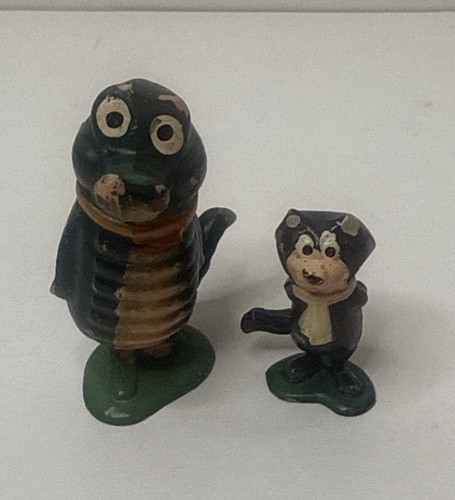 Tinykins Marx Hanna-Barbera Wally Gator Fancy Fancy Top Cat Cartoon Figurines - Picture 2 of 7