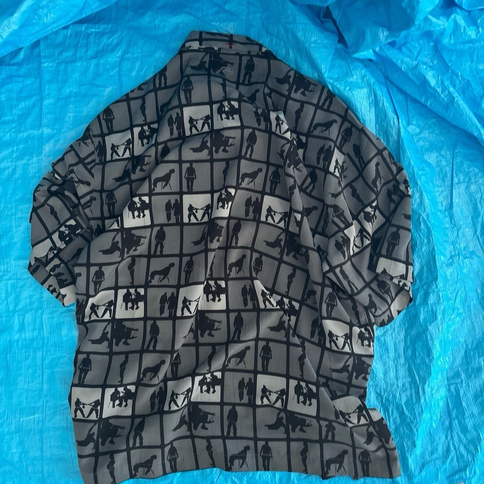 Vintage Ecko Complex Shirt Men XXL King Of The Fort Y2K Hip Hop Baggy Button - Image 4 of 4