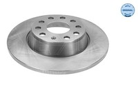 2X Meyle 115 523 0025 Bremsscheibe Hinten L/R Passt Zu: Audi A3, Q3, Seat Alhamb