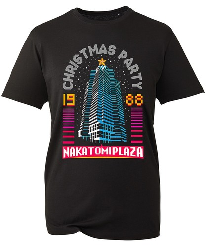 Camiseta Jersey Nakatomi Plaza Party 1988 Navidad, Divertida Película Años 80 Die Top - Imagen 3 de 7