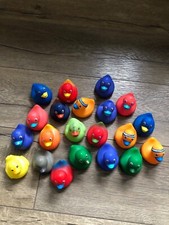Float Rubber Duck Bath Toy for Kids Assorted Colors 21 Pcs , gently used