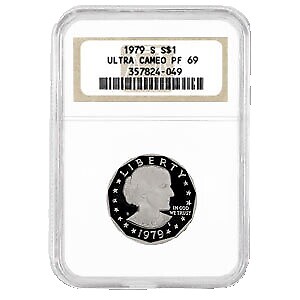 1981-S $1 NGC PF 69 Ultra Cameo (Type 2) Susan B Anthony Dollar | eBay