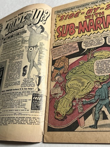 Fantastic Four 33 Marvel Comics 1964 GD / VG 3.0 - 3.5 Submariner / 1st Attuma - Picture 11 of 23