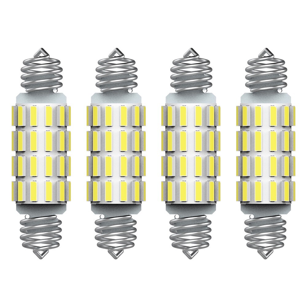4/8PCS AUXITO LED Interior Dome Light Bulbs for Toyota Camry Tacoma 39MM-42MM