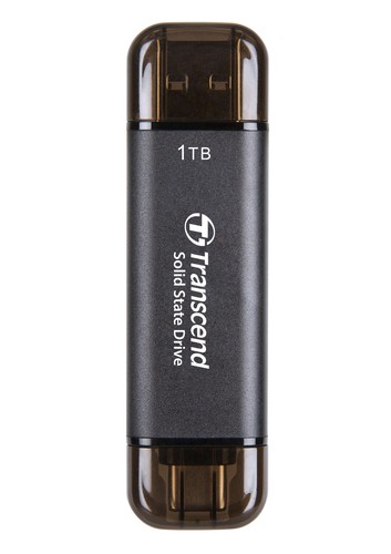 1TB Transcend ESD310C Dual USB Portable SSD (USB Type-A and Type-C) - Afbeelding 2 van 4