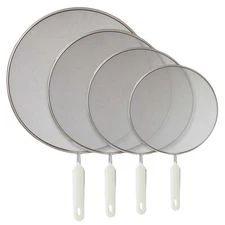 Splatter Screen for Frying Pan Stainless Steel Fine Mesh Grease Splatter Guard