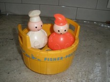 VINTAGE FISHER PRICE MEN IN A TUB 2 PEOPLE