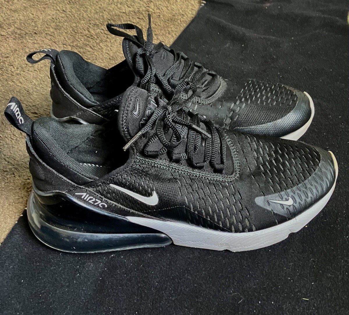 Size 9.5 - Nike Air Max 270 Black White 888412057597| eBay Size 9.5 - Nike Air Max 270 Black White 888412057597| eBay