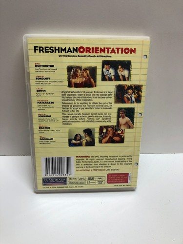 Freshman Orientation DVD Very Good Condition Region 4 - Picture 2 of 2
