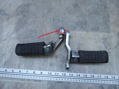 1983 Honda CB550SC Nighthawk H613-2. driver front foot pegs and brackets mounts