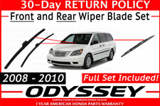🔥 NEW GENUINE HONDA 2008-2010 ODYSSEY WIPER BLADE SET FRONT / REAR  🔥