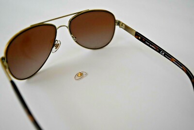Tory Burch Aviator Gold Havana Polarized TY6010 376/T5 57-14  display picture 1