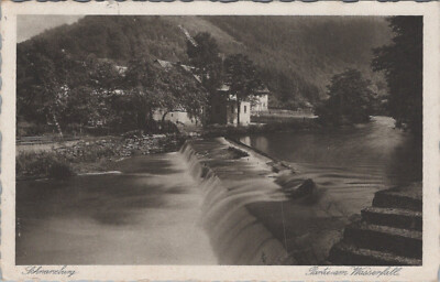 Postcard, Schwarzburg lot at the waterfall (N)50724