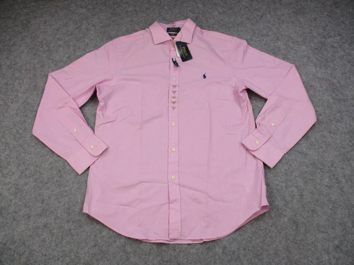 Pink long sleeve best sale polo