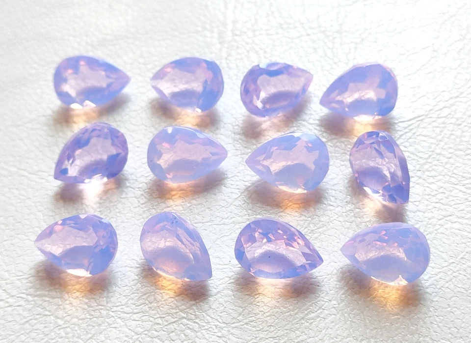 Superb Lavender Quartz Faceted Cut Pear Shape Gemstone Wholesale Loose Gemstone - Image 2 of 4