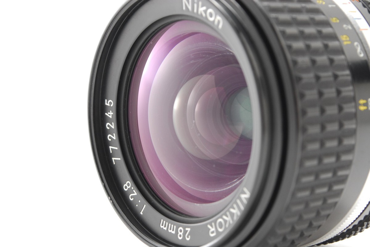MINT ] Nikon Ai-s Ais Nikkor 28mm f2.8 MF Wide Angle Lens F
