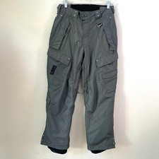 Sims Mens Small Gray Ski Snowboard Pants Wint...