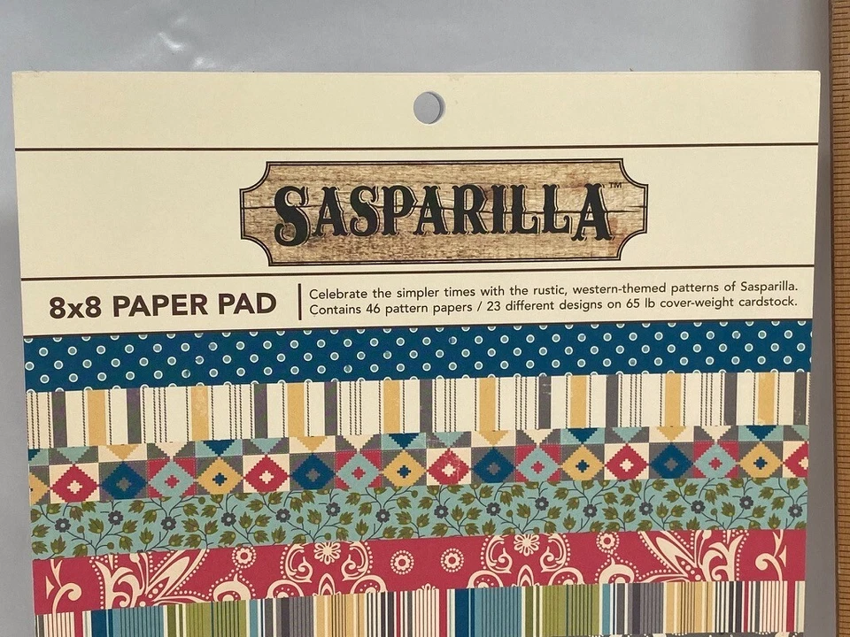 Almohadilla de papel para álbum de recortes 8 x 8 October Afternoon SASPARILLA Foto 2 de 4