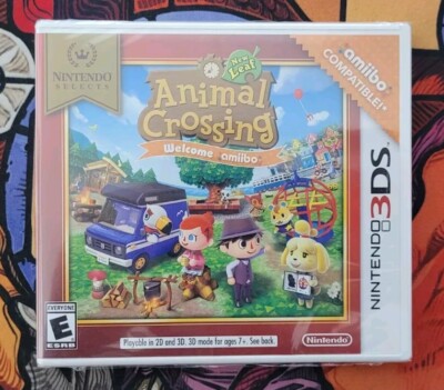 Animal Crossing New Leaf Welcome Amiibo Card INCLUDED Nintendo 3DS