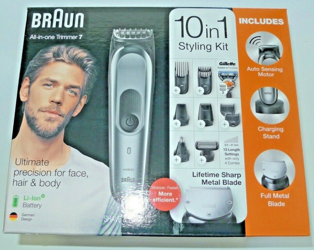 braun all in one trimmer 7 styling kit mgk7221