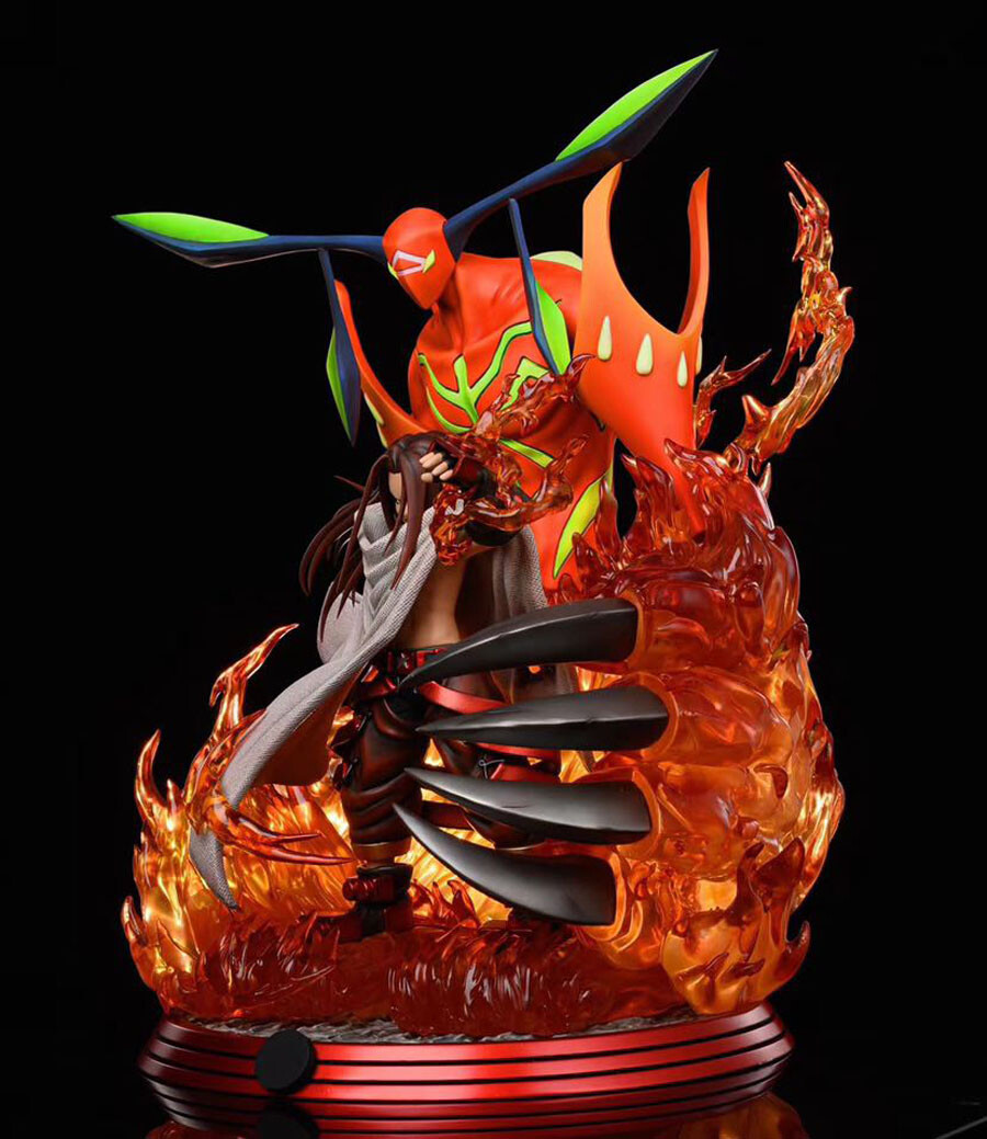 LYY Studio Comics Shaman King Asakura Hao 14'' Figure Statue IN