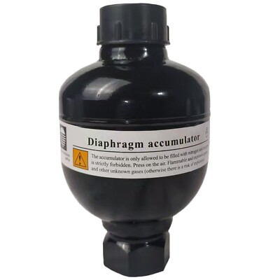 Diaphragm Accumulator,4786psi Max Working Pressure,10cu.in(0. 16L),9/16-18UNF
