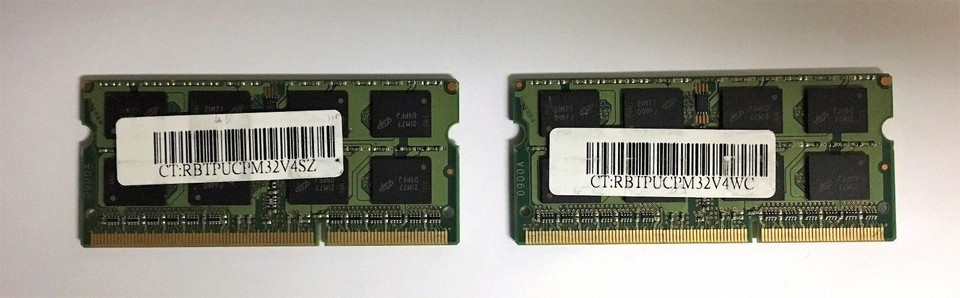 Micron 8GB (2x4GB) PC3L-12800S RAM MT16KTF51264HZ-1G6M1 RAM 60 DAYS ...