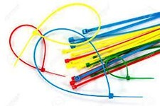 400pc Cable Ties 350 4", 50 6", with Storage Tube