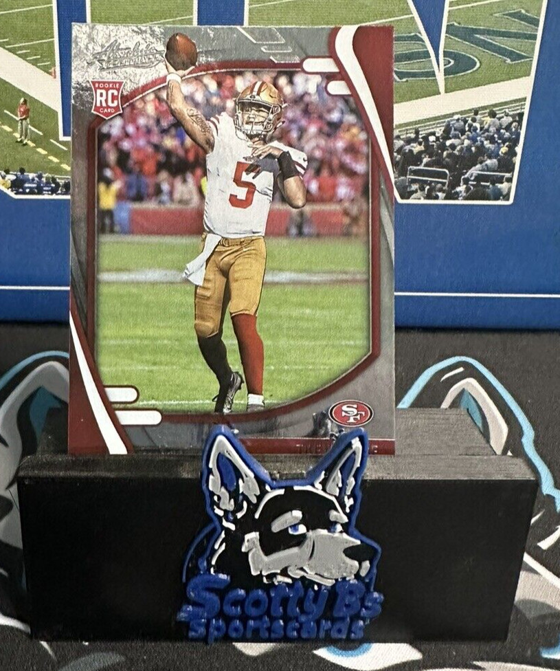 2021 Panini Absolute Rookie #103 - Trey Lance (RC) - San Francisco 49ers