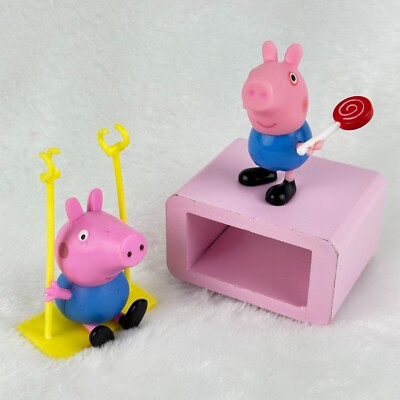 Peppa Pig & Friends Figure Lot Replacement Parts Brother George Lollipop String