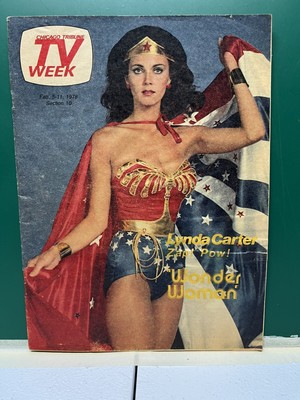 1974 ~ WONDER WOMAN ~ TV WEEK REGIONAL TV GUIDE LYNDA CARTER [SEE PHOTOS]