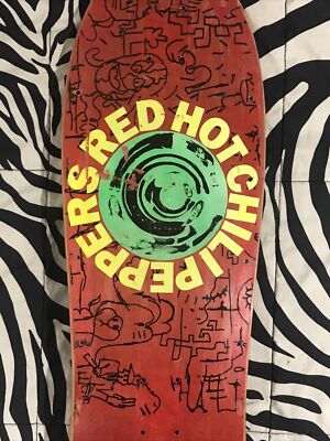 スケートボード skullskates RED HOT CHILIPEPPERS Skull Skates Red Hot Chili Peppers skateboard deck used | eBay