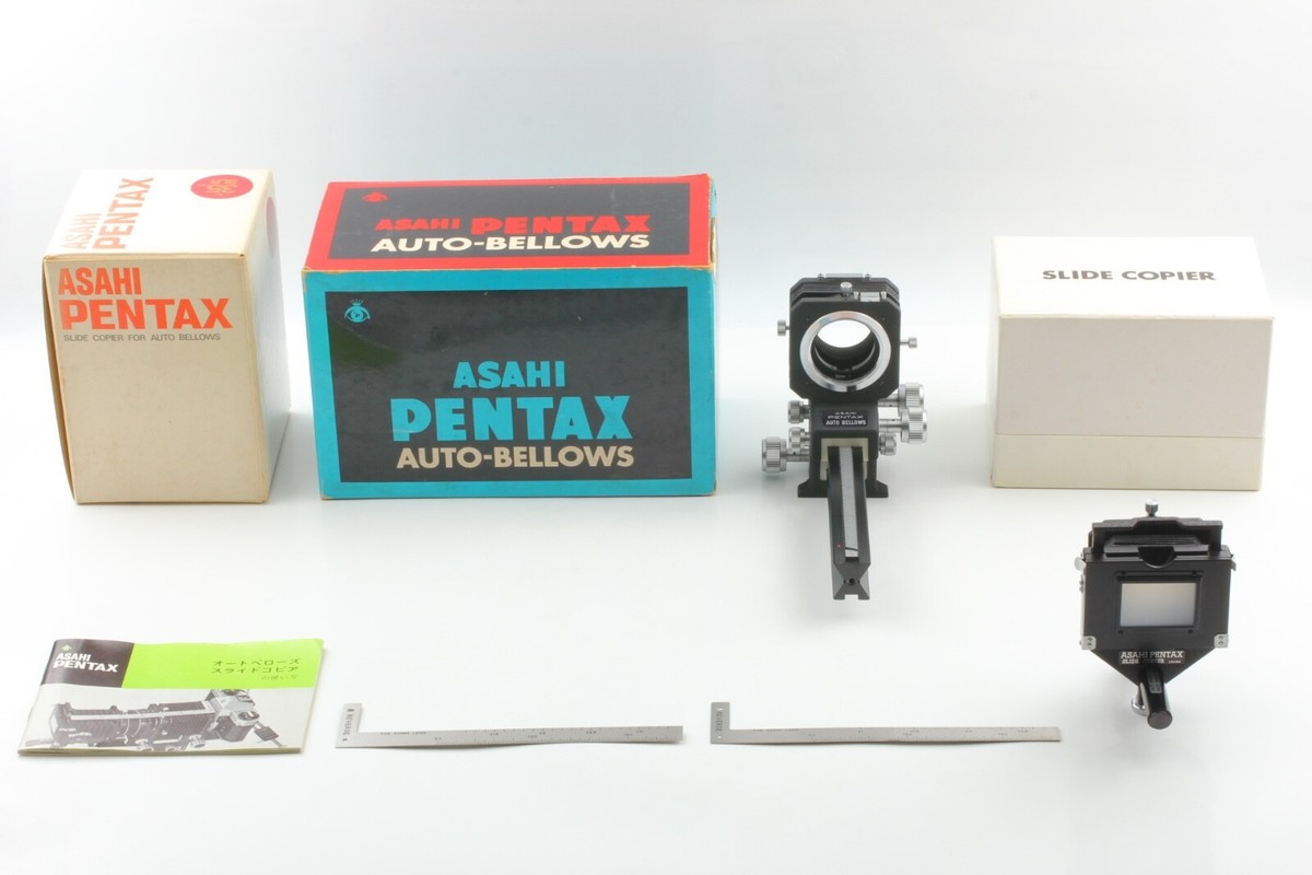 Almost unused】 Pentax Auto Bellows M42 Screw Mount & Slide Copier