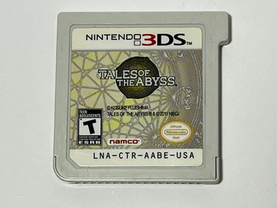 Tales of the Abyss (Nintendo 3DS, 2012) Authentic Cartridge Only Working